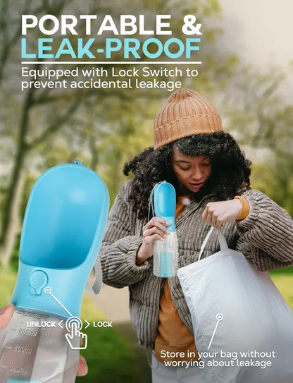 3-in-1 Dog Water Bottle